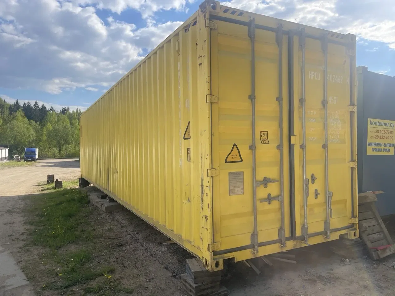 Морской контейнер 40 футов High Cube — продажа с доставкой по Минску и Беларуси. 1